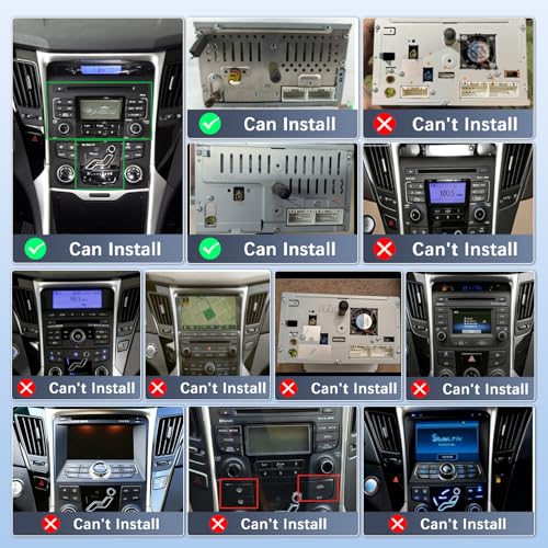 Inefala 2+64G Radio for Hyundai Sonata 2010 2011 2012 2013 2014 2015 CarPlay Car Stereo Android 15 9'' Touch Screen Android Auto GPS AHD Backup Camera - Image 2