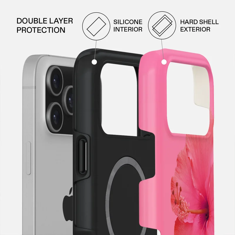 BURGA iPhone 17 Pro Max Island Girl Premium Case Compatible with Hybrid Dual-Layer Hard Shell + Silicone Protection - Scratch-Resistant Shockproof Mobile Cover