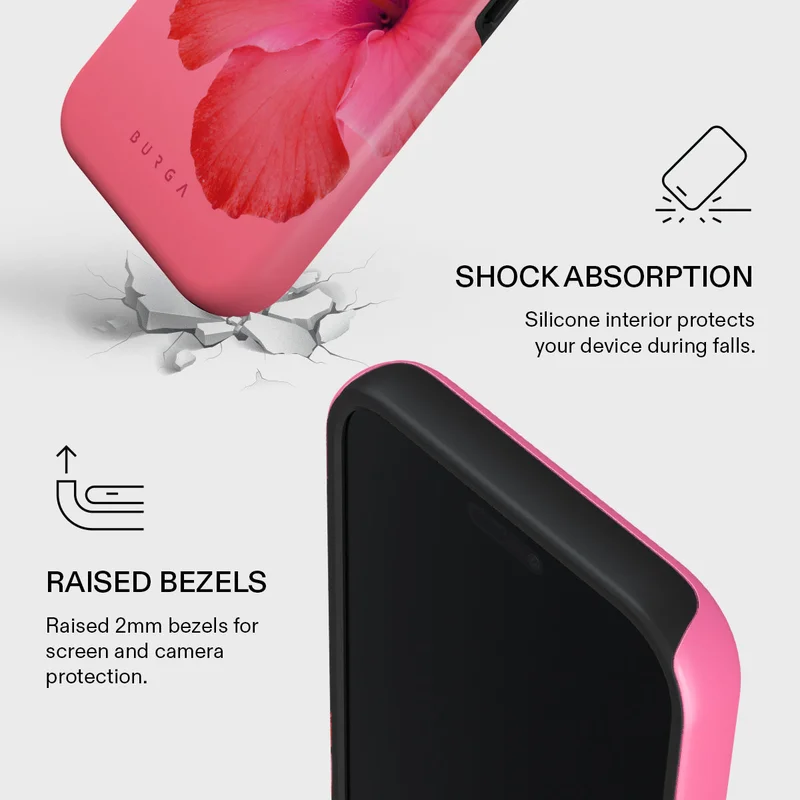 Burga Island Girl iPhone 17 Pro Max Island Girl Premium Case Compatible with Hybrid Dual-Layer Hard Shell + Silicone Protection - Scratch-Resistant Shockproof Mobile Cover  | Best Price UAE