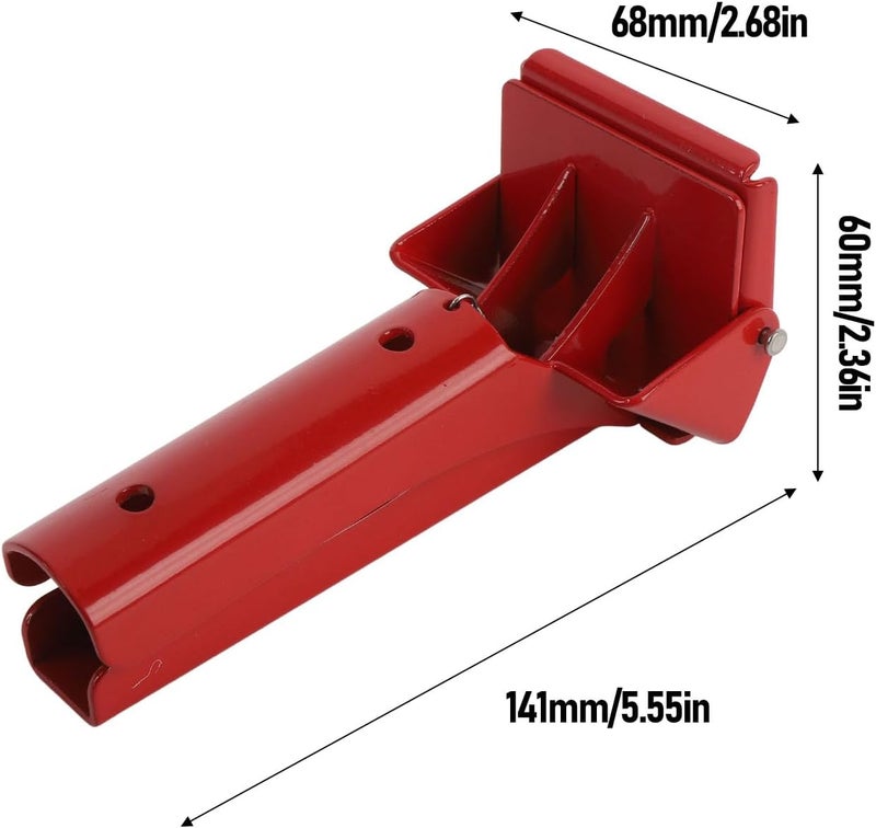 aqxreight RTV Tube Squeezer Tool Efficient Easy to Control 2.5in Industrial Size RTV Silicone Tube Extrusion Dispenser Tool (Red) - Image 3