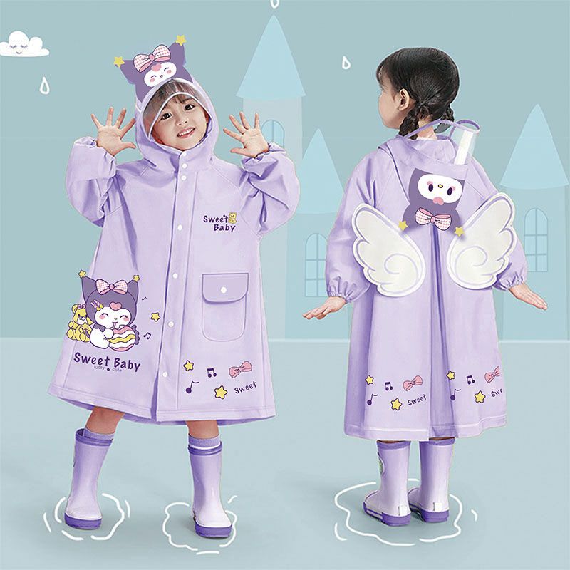 Children'S Raincoat For Girls, Boys, Girls, Kindergarten, Baby, Special Rainproof Poncho For Primary School Students - Image 2