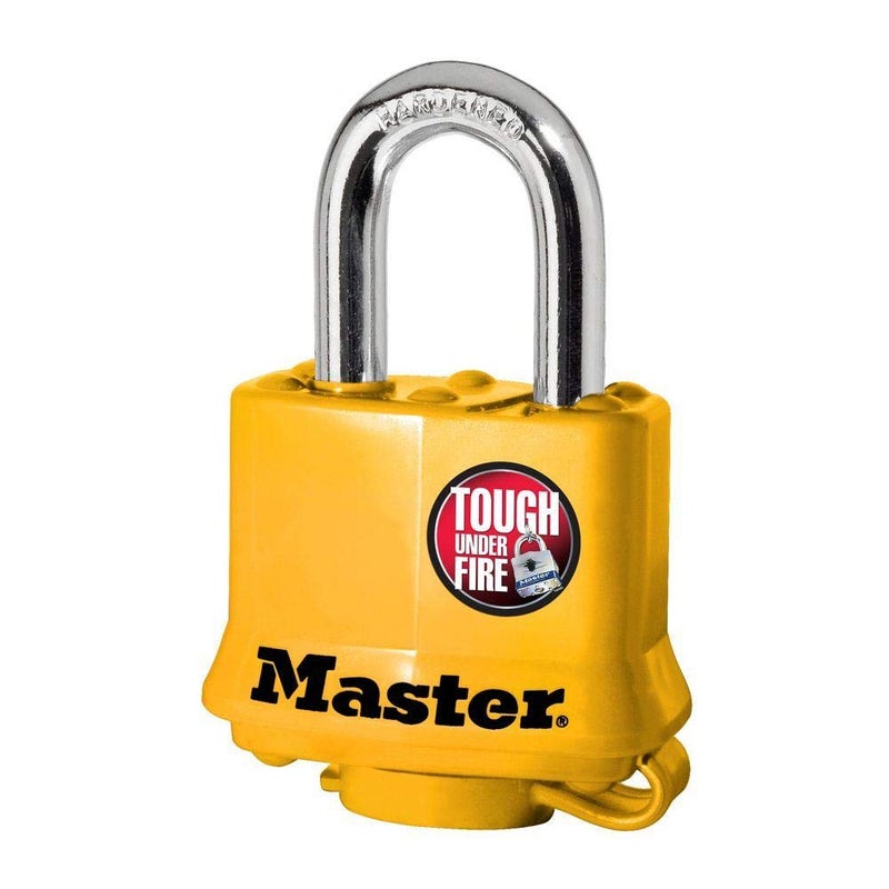 Master Lock 315KA Covered Outdoor Padlock with Key 1 Pack
