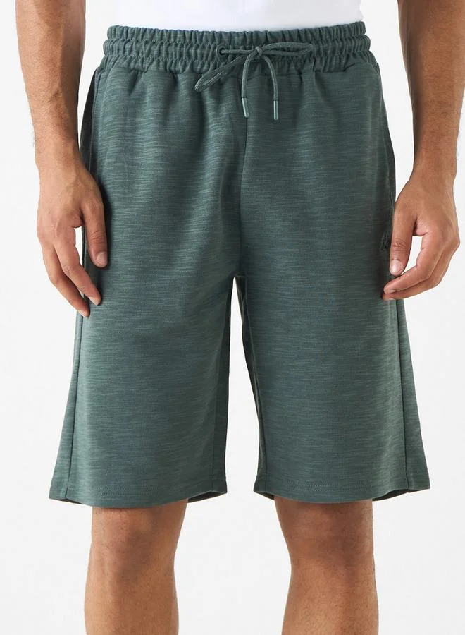 Kappa Shorts with Pockets and Drawstring Closure
