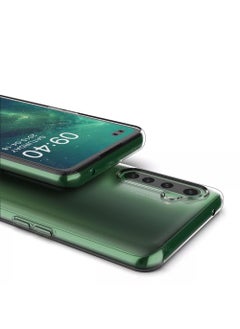 دبليو تيك غطاء جراب زاوية ناعم من مادة TPU لهاتف Realme X50 Pro 5G شفاف  - Image 2