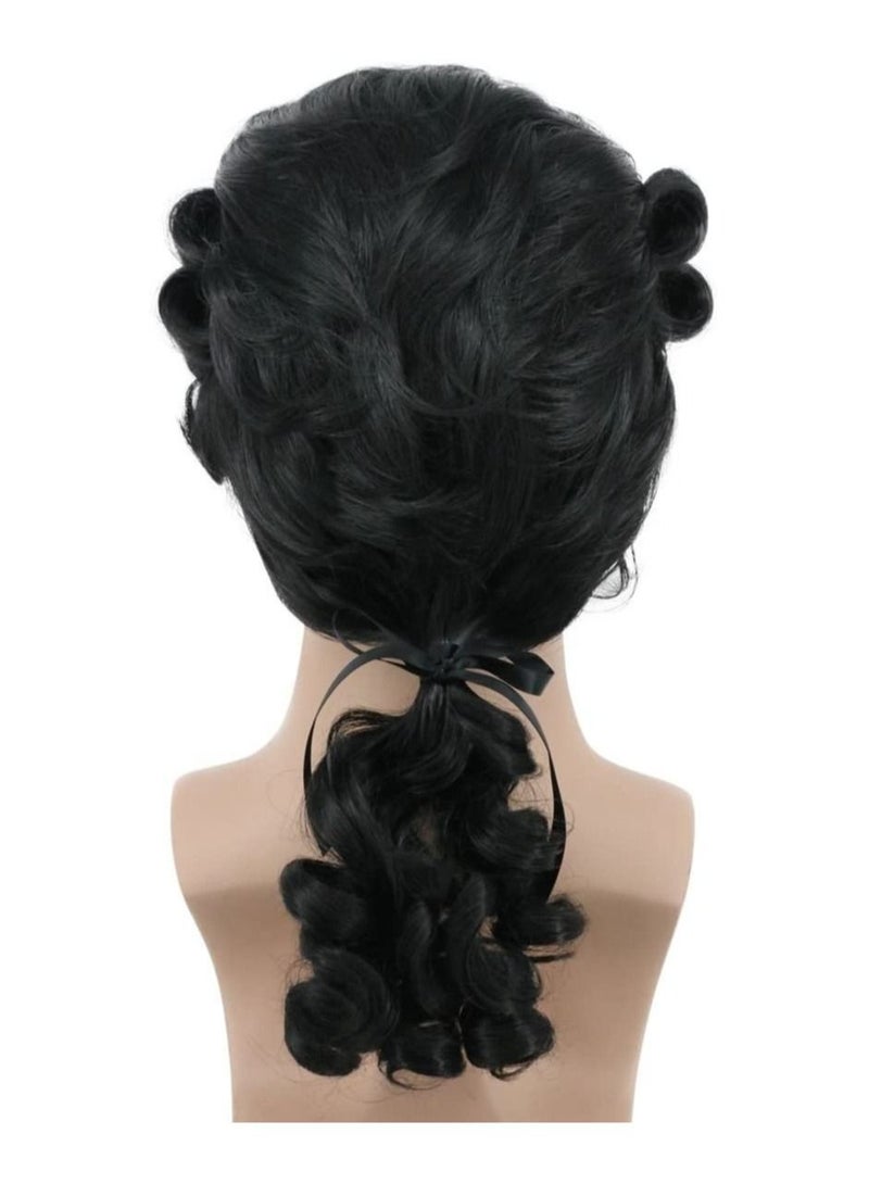 إستيل زي تنكري طويل مجعد للرجل الاستعماري أسود - Image 3