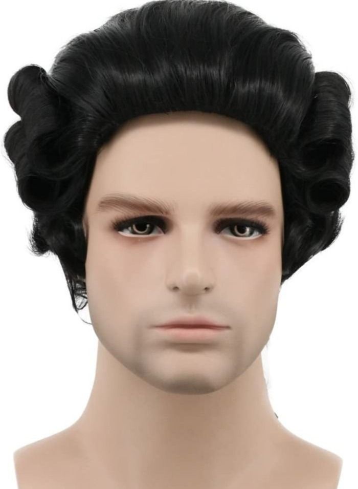 إستيل زي تنكري طويل مجعد للرجل الاستعماري أسود - Image 2