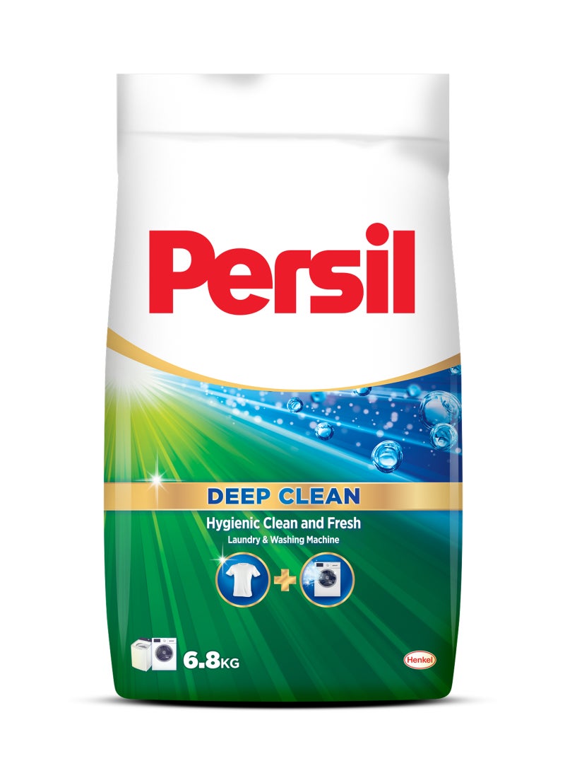 Powder Laundry Detergent With Deep Clean Plus Technology For Perfect Cleanliness And Long Lasting Freshness 6.8kg