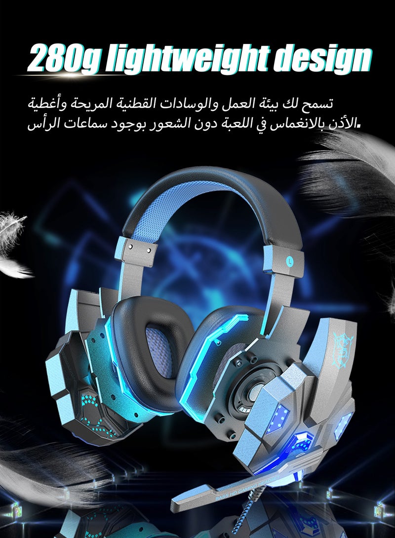Wired Over-Ear Gaming Headphones For PS4/PS5/XOne/XSeries/Nintendo Switch/PC  - Image 2