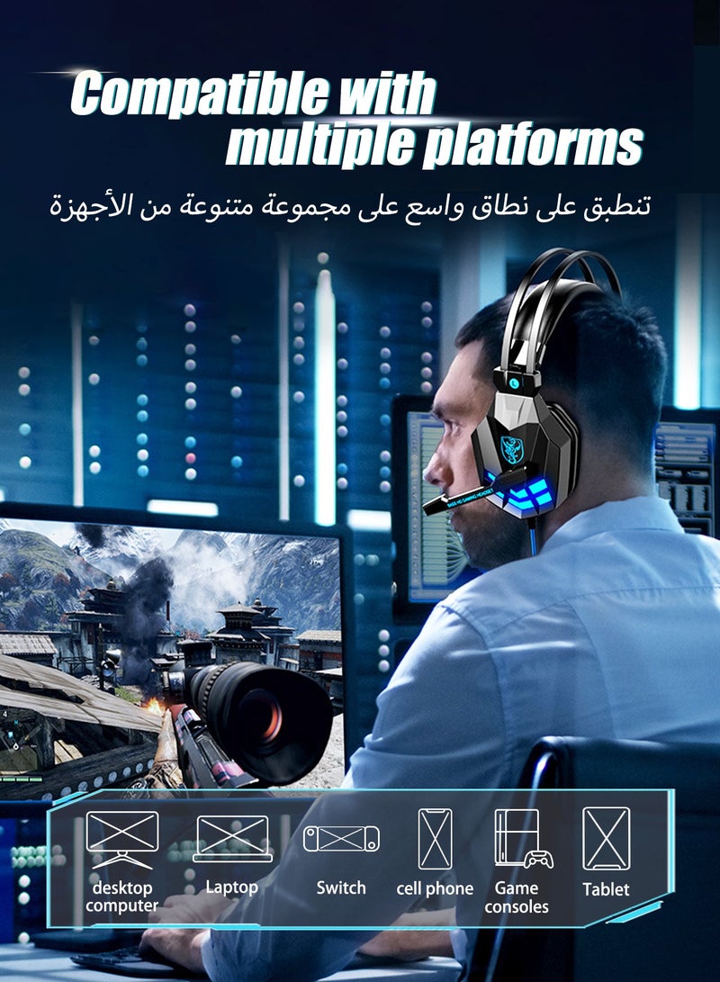 Wired Over-Ear Gaming Headphones For PS4/PS5/XOne/XSeries/Nintendo Switch/PC  - Image 3