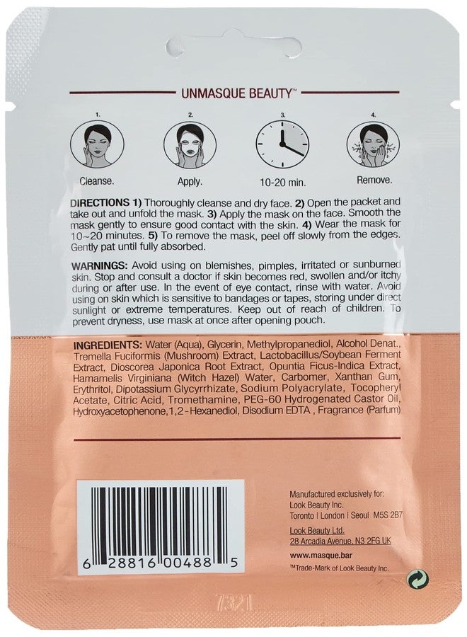 Masque Bar Rose Gold Foil Sheet Mask - 1.01 Fluid Ounce - Image 2