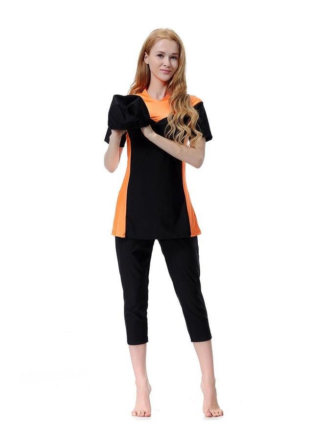 3PCS Women Modest Muslim Swimsuit, Short Sleeves Swimsuits, Full Covered Swimwear, Beachwear, Swimming Swim Suit - Image 1