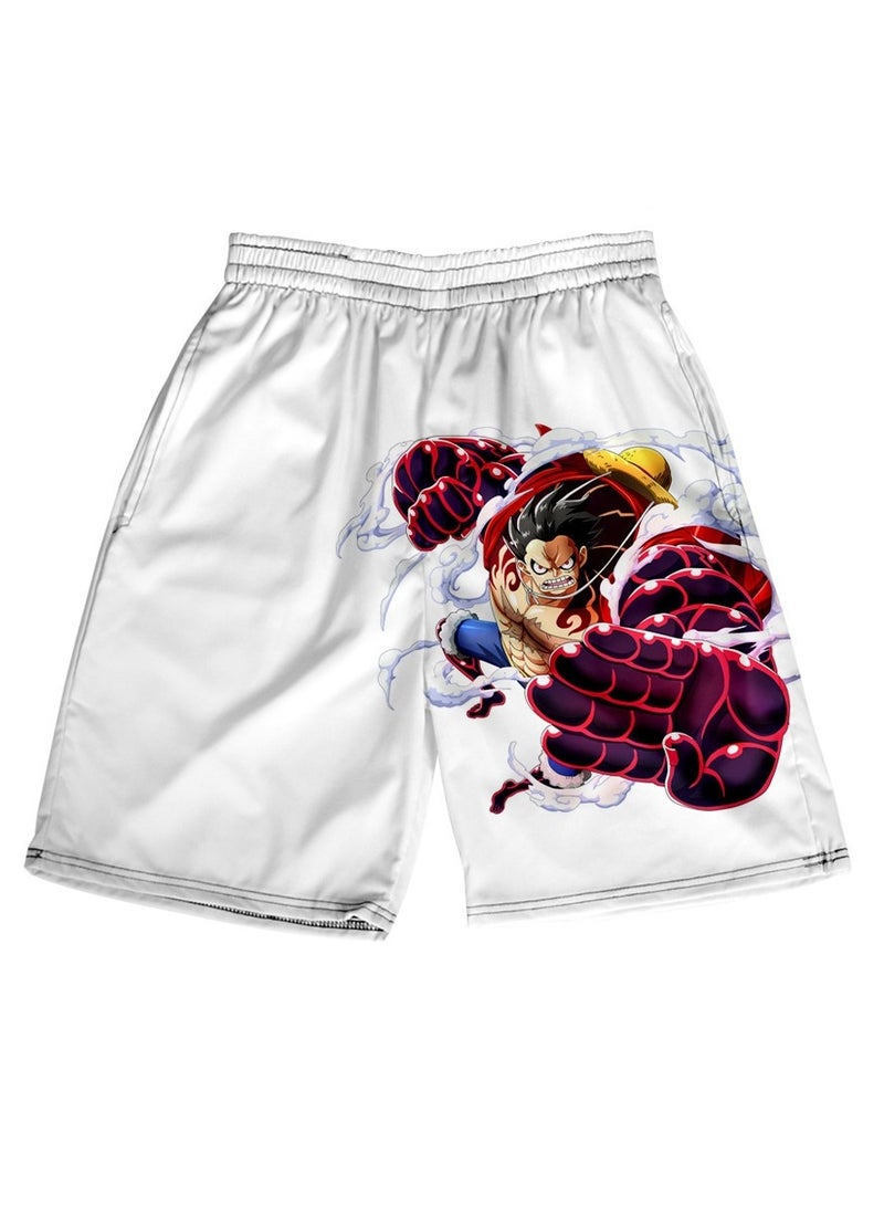 KUYING Summer One Piece Loose Home Five Guarter Shorts  - Image 1