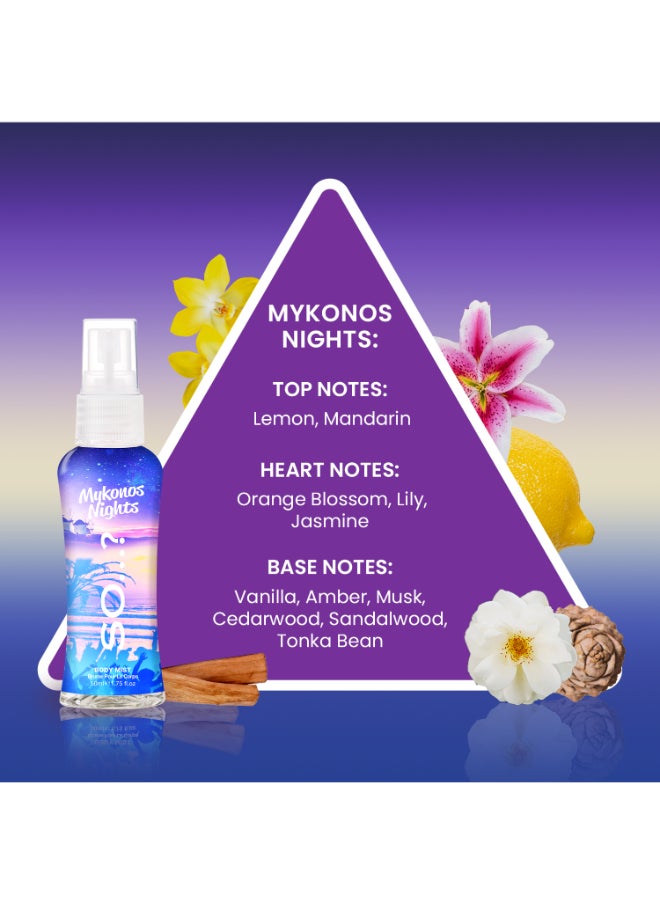So..? - So…? Escapes Womens Gift Set, with Ibiza Dream, Bali Breeze, Mykonos Nights & Marbella Magic, Fragrance Spray Set (4 x 50ml). - Image 1