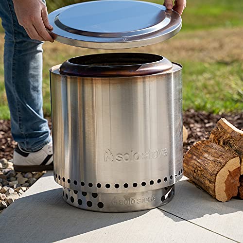 Solo Stove Ranger Lid - Premium 304 Stainless Steel Fire Pit Cover, Modern Round Design, Versatile Tabletop Accessory, Compatible with Solo Stove Bonfire, Wood Burning and Camping Accessory - Image 5