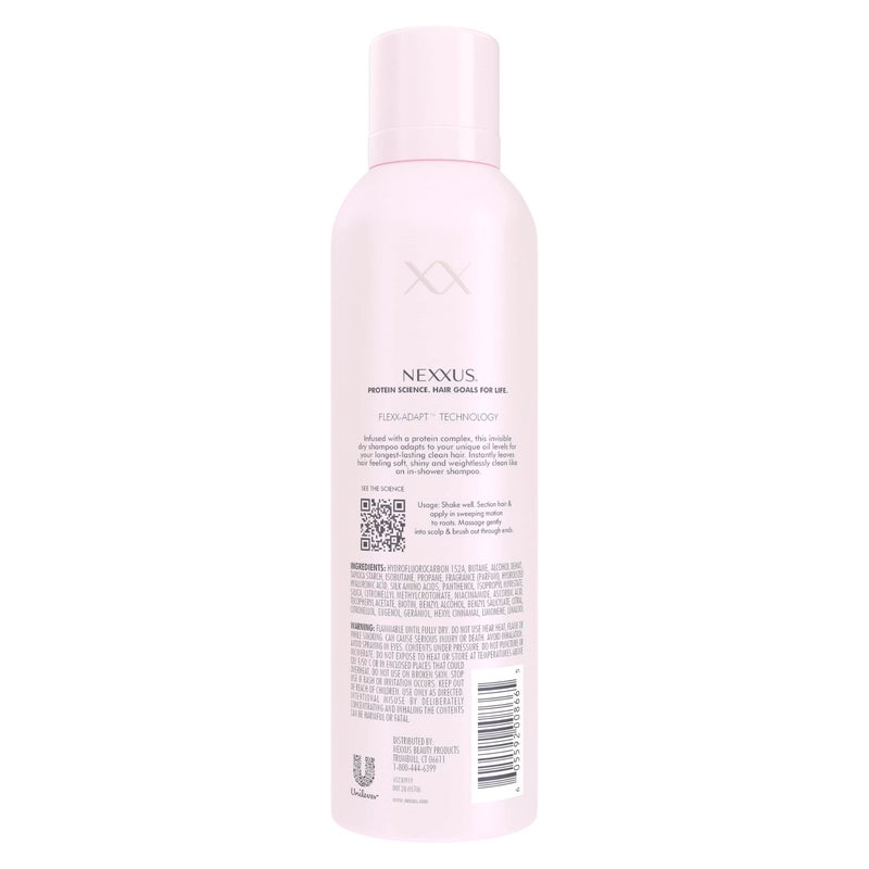 Nexxus Advanced Invisible Clean Dry Shampoo for Instant Oil Control & 72-Hour Freshness with Flexx-Adapt Technology 5 oz - Image 2