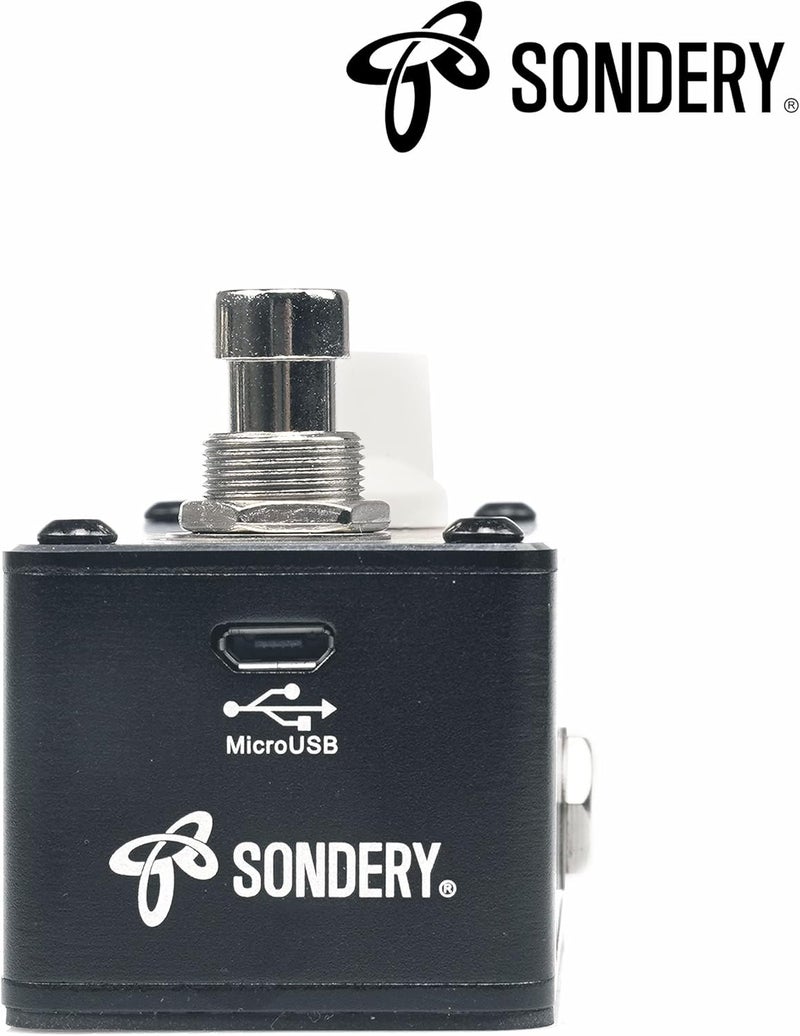 Sondery دواسة لوب ثلاثية من سونديري للقيثارات - 3 حلقات، كل حلقة مدة تسجيل 30 دقيقة، دواسة لوب مع مؤشرات LED، تسجيلات إضافية غير محدودة تراجع/إعادة، تمرير حقيقي، سلسلة فنية SLR-9 - Image 4