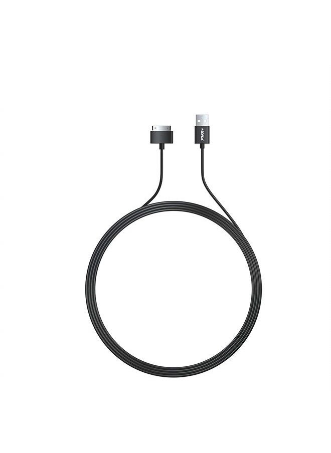 PWR+ - 6.5 Ft Samsung-Galaxy-Tab Tablet-USB-Charging Sync-Data-Cable-30-Pin for Galaxy-Tab-2 10.1 8.9 7.7 7.0 Plus; Note-10.1-GT-N8013-GT-P5113 SGH-I497 SCH-I915 GT-P3113 GT-P3100 SCH-I705 GT-P7510 - Image 1