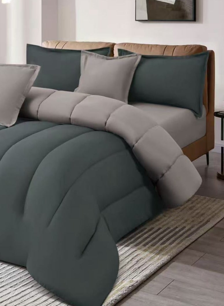 Ming Li Comforter Set Bedspread 6 Pieces Medium Filling Two Sides Microfiber 230x250 cm  - Image 3