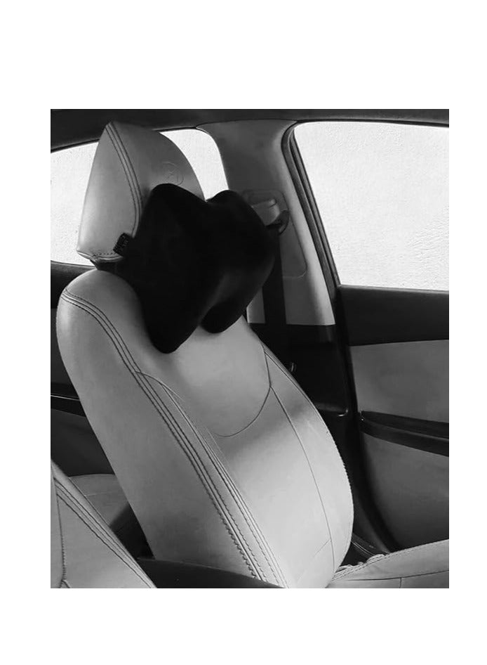 HT Modern designed headrest to provide proper support for the head and neck vertebrae when sitting for long periods from HT, a medical headrest to avoid neck pain for perfect comfort (black) - Image 3