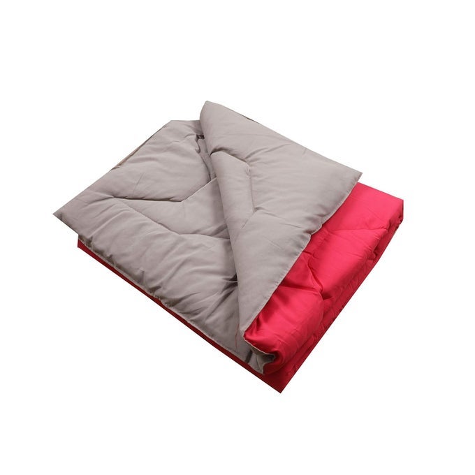 BABIES KIDS SUPER SOFT ALL SEASON USE REVERSIBLE COMFORTER BLANKET 200 GSM08 YEARSSIZE L58INCHS B42INCHS RUBY RED BROWN