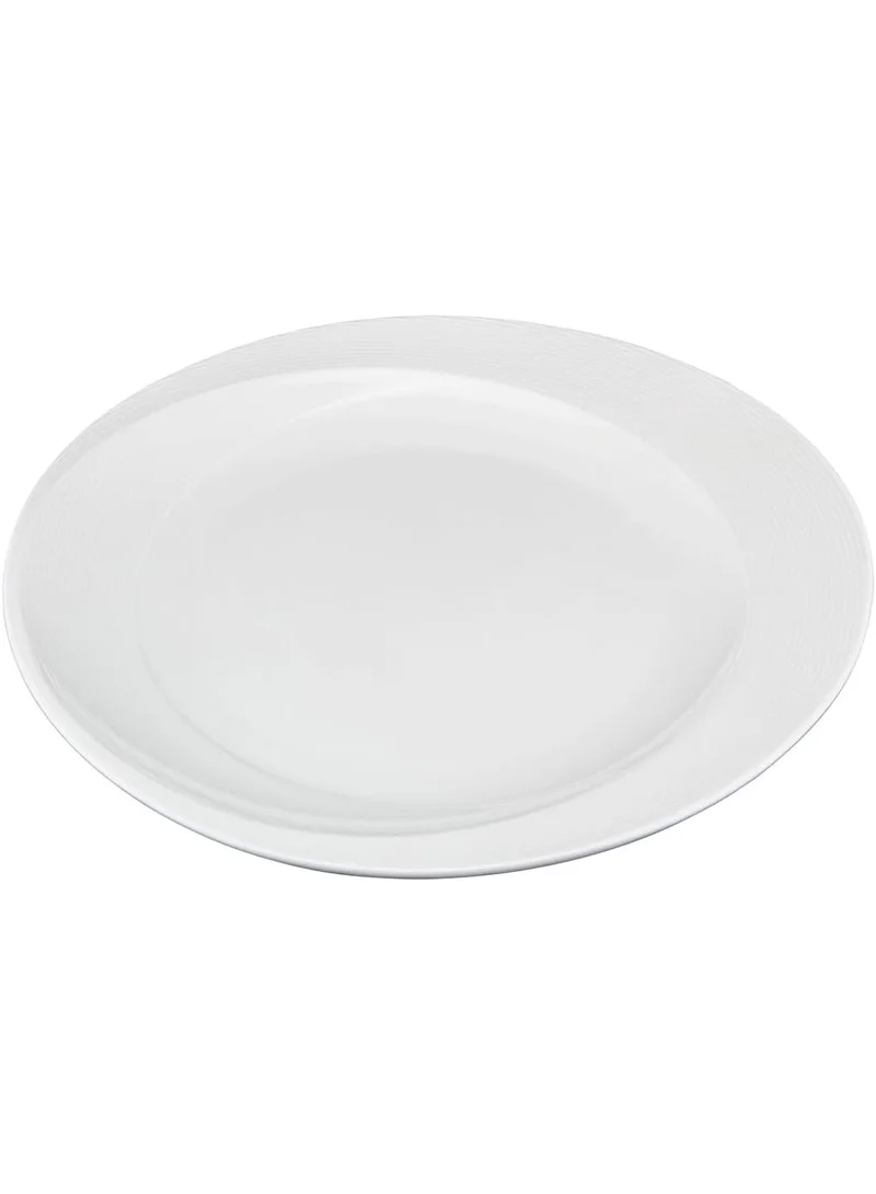 شالو طبق تيفاني مسطح من البورسلين العظمي (Bone China) - 14 سم | طبق تقديم صغير فاخر للحلويات، الوجبات الخفيفة والمقبلات | أدوات مائدة أنيقة