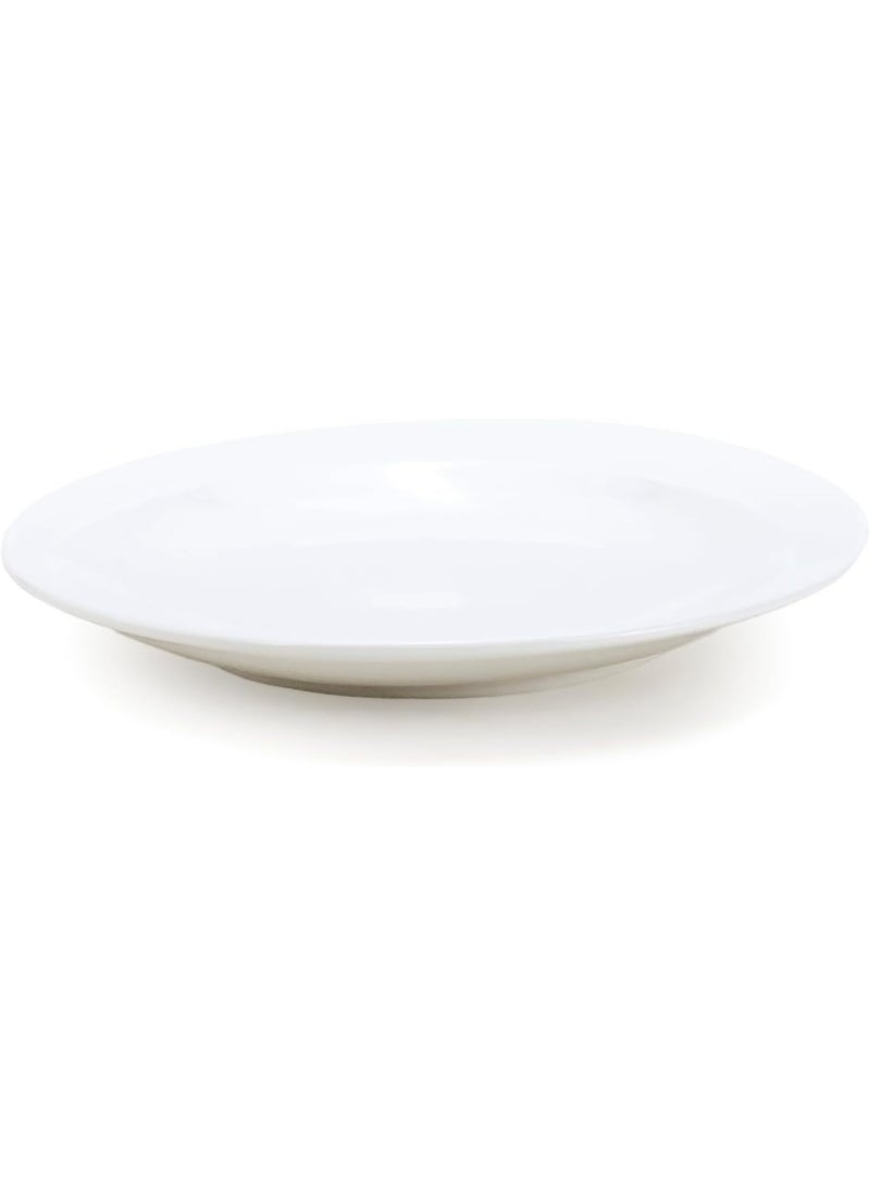 Shallow Bone China Tiffany Plate 14cm – White | Premium Mini Serving Plate for Desserts, Snacks & Appetizers | Elegant Tableware - Image 1