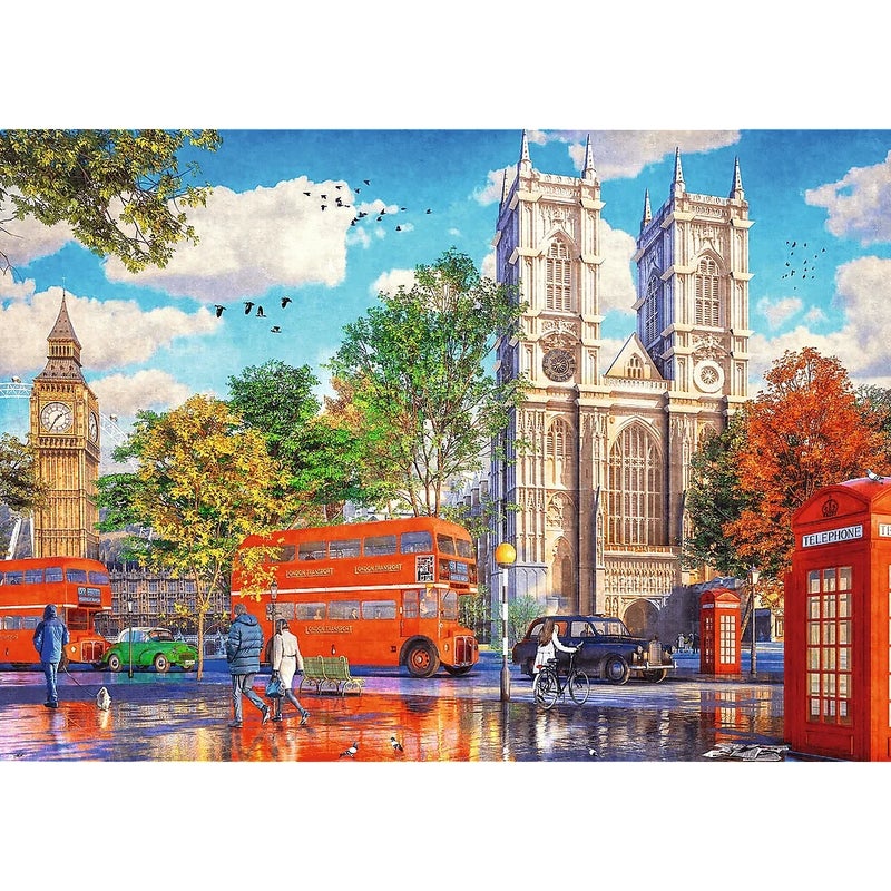 Trefl - Tea Time London View Premium Puzzle 1000 Pieces - 10805 - Image 2