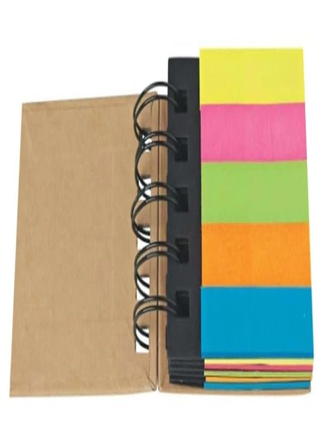 SCHUBERT Pocket Size Spiral Self Sticky Note Pad (Color as per Avaliblity) - Image 1