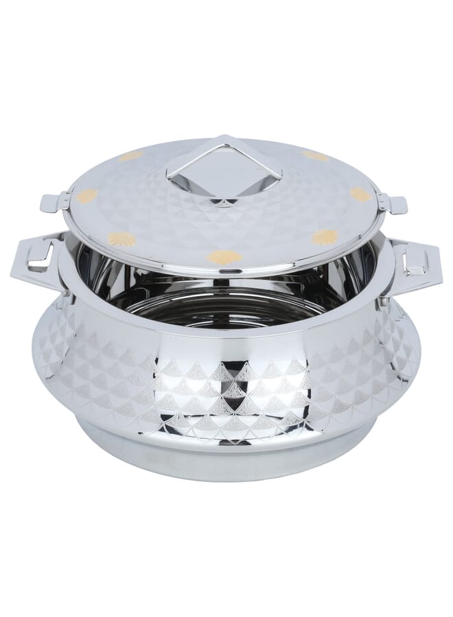 السيف غاليري حافظة طعام هندي أشواق فضي بذهبي استيل 2000 مل - Image 2