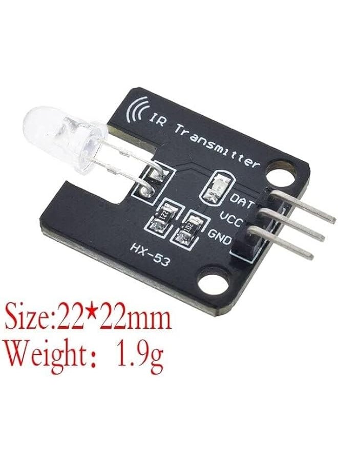 Generic - 38KHz IR Infrared Transmitter and Receiver IR Digital Sensor Module Compatible with Arduino Electronic Building Block - Image 1