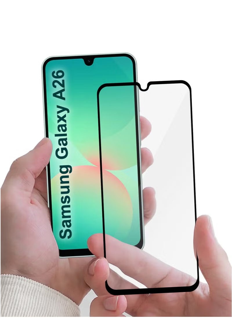 Generic Samsung Galaxy A26 Screen Protector Full Coverage 9H Tempered Glass 3-Pack HD Clarity Anti-Fingerprint Edge-to-Edge Fit For Samsung Galaxy A26 6.7-inch  - Image 5