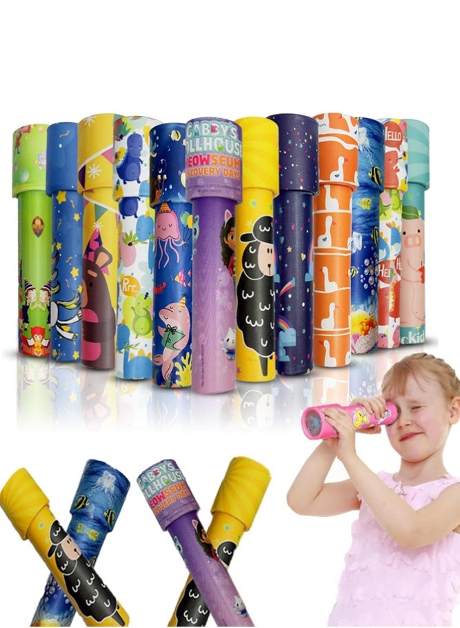 BELLSBERRY 15 PCS Kaleidoscope Toys for Kids | Classic Vintage Educational Party Favors & Birthday Return Gifts - Image 1