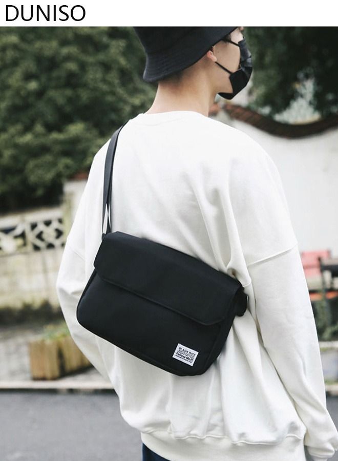 DUNISO Waterproof Sling Bag Crossbody Bag for Men and Women Sling Backpack Multipurpose Crossbody Chest Bag with adjustable strap for Travel Office hiking walking biking cycling - Image 1