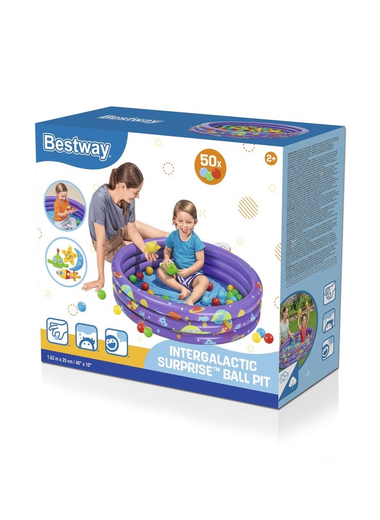 Bestway Bestway® Φ40" x H10"/Φ1.02m x H25cm Intergalactic Surprise Ball Pit  - Image 1