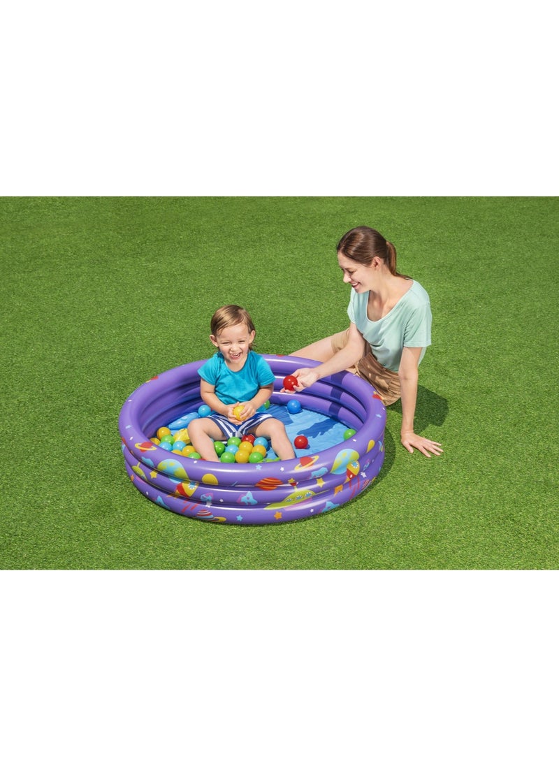 Bestway Bestway® Φ40" x H10"/Φ1.02m x H25cm Intergalactic Surprise Ball Pit  - Image 4