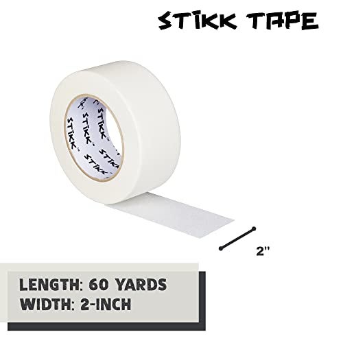STIKK Painters Tape - 1pk White Painter Tape - 2 inch x 60 Yards - Paint Tape for Painting, Edges, Trim, Ceilings - Masking Tape for DIY Paint Projects - Residue-Free Painting Tape - Image 2