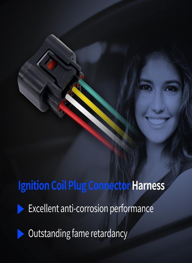 OXCANO 645-940 Ignition Coil Connector Compatible with Chevrolet Prizm Hummer H3 Lexus ES300 Pontiac Vibe Scion TC XB XD Toyota 4Runner Avalon Camry Celica Corolla FJ Cruiser Hiace Highlander Hilux - Image 2