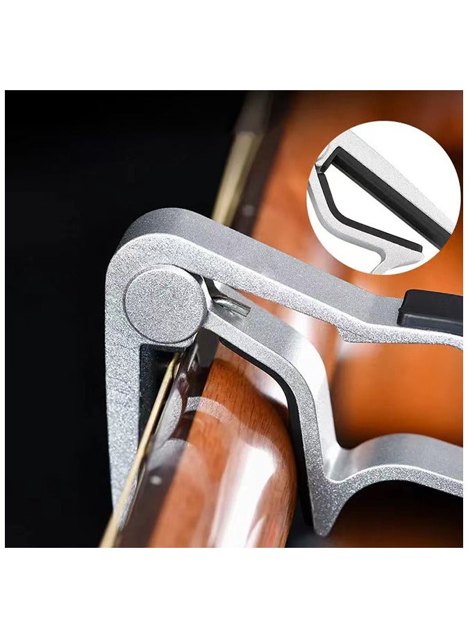 Generic Guitar Capo Aluminum Metal Acoustic Guitar Accessories  - Image 5