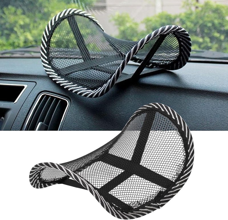 klarako Car Headrest Neck Pillow Relief Neck/Back Pain Neoprene Mesh Ice Silk Ventilation Cushion Interior Accessories (Black) - Image 4