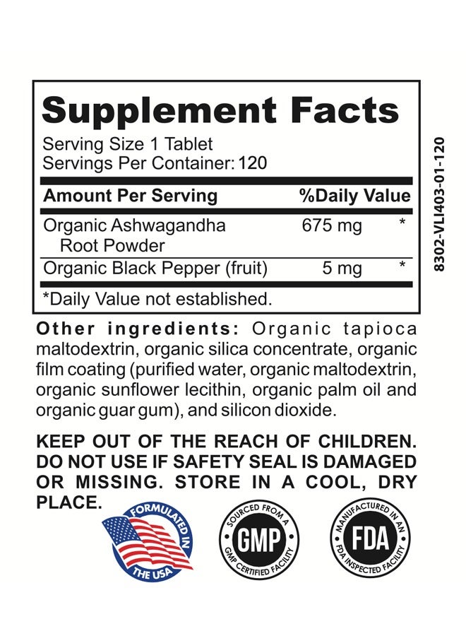 Aidplus Ashwagandha 675 mg – 60 Tablets - Image 2