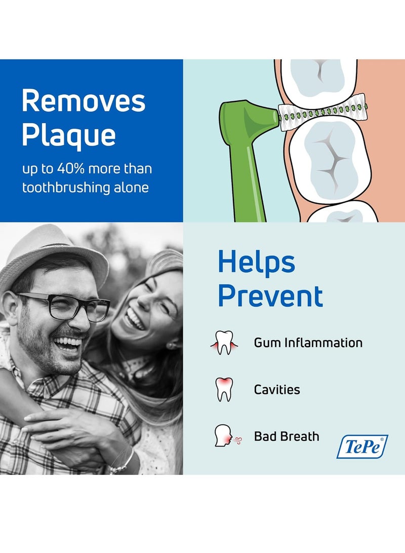 Tepe Angled Interdental Brushes Pink - Image 2