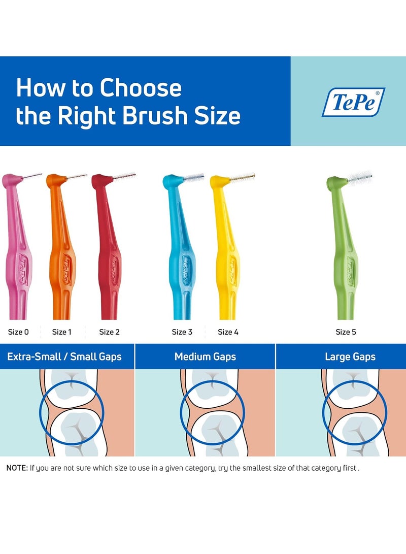 Tepe Angled Interdental Brushes Pink - Image 4