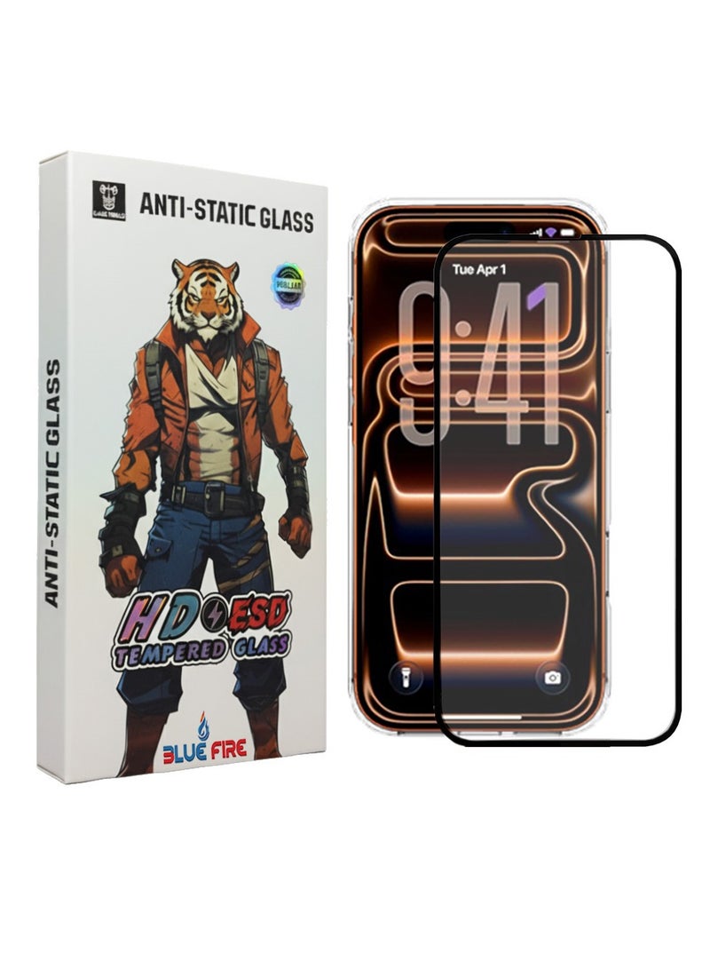 BlueFire Apple iPhone 17 Pro Tempered Dustproof Glass Screen Protector for iPhone 17 Pro – Premium 9H Hardness Anti-Scratch, HD Ultra-Clear Display, Anti-Static Dustproof Technology, Oleophobic Anti-Fingerprint Coating, Bubble-Free Easy Installation, Case-Friendly Edge-to-Edge Tempered Glass Guard for iPhone 17 Pro - Image 2