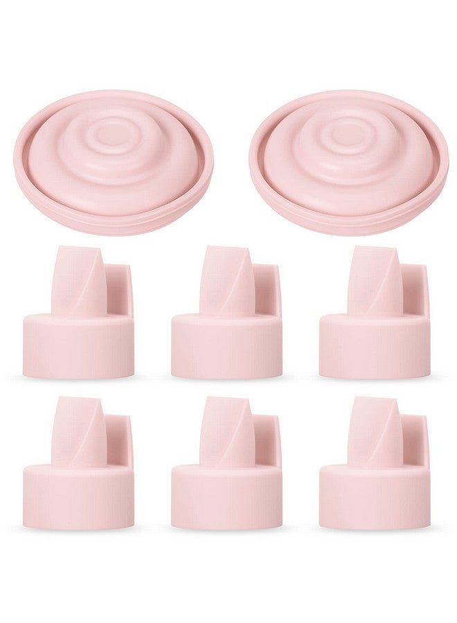 Papablic [8Count] Papablic Duckbill Valves And Silicone Membrane Compatible With Spectra S1 S2 And 9 Plus Breastpumps Not Original Spectra Pump Parts Bpa/Dehp Free Pink - Image 2