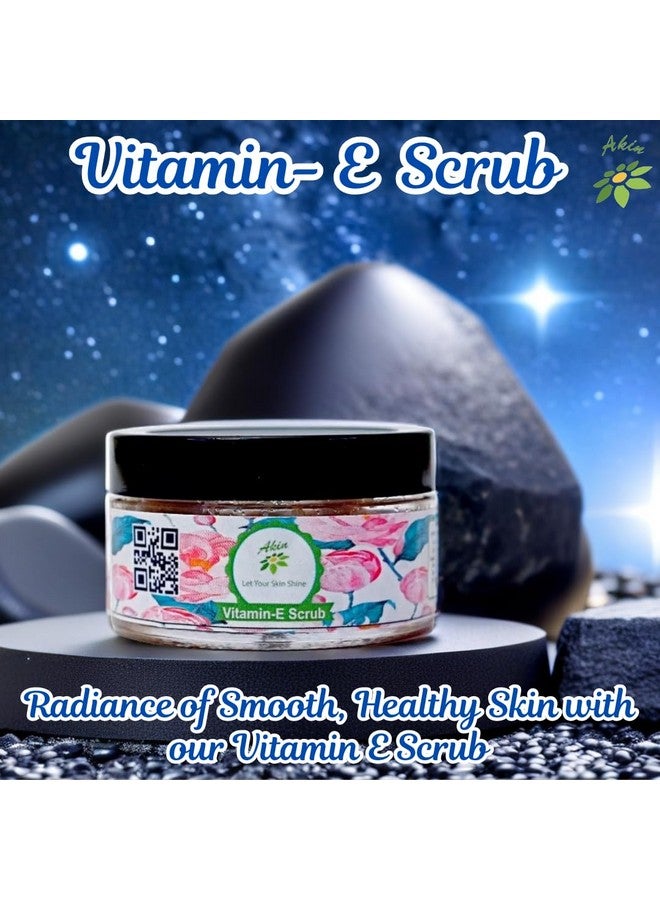 Vitamin E Facial Scrub | Face Scrub with Vitamin E for a Radiant Glow, for Exfoliation | 100% Vegan | Remove Dirt & Dead Skin | for Men & Women | for All Skin Type (50 gm) - Image 3