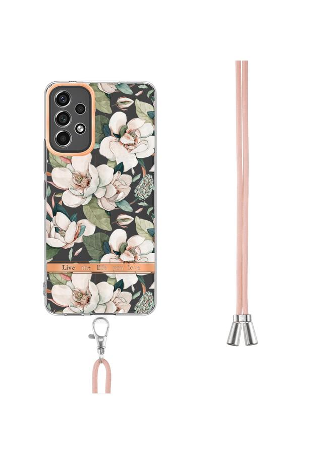 إيروريكس جراب لهاتف Samsung Galaxy A23 من سلسلة الزهور TPU مع حبل تعليق - Image 3