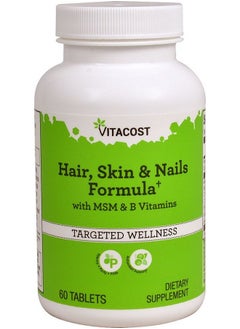 Vitacost Hair Skin & Nails Formula With Msm And B Vitamins 60 Tablets