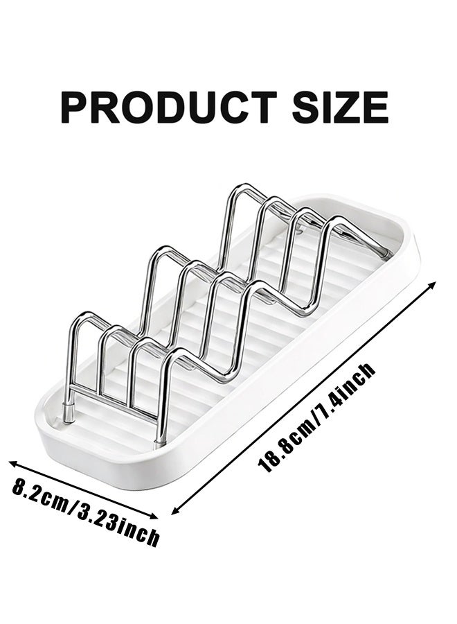 Stainless Steel Self Draining Soap Dish Bathroom Soap Storage Holder - Image 2