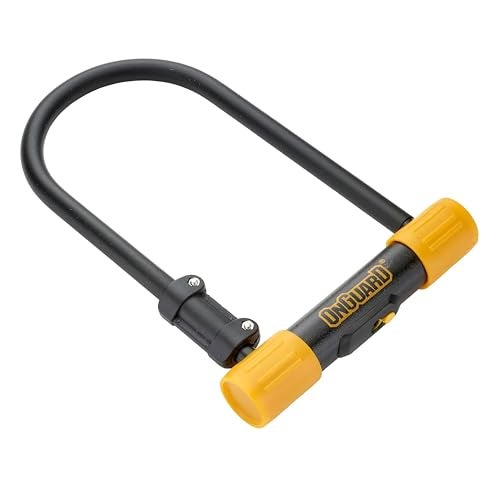 OnGuard Bulldog LS U-Lock – 13 mm Hardened Steel Shackle with X2P Double Bolt Lock, Z-Cylinder Core & Extended 340 x 175 mm Frame – Includes 5 Keys (1 LED) & Universal Mount Bracket for Bikes - Image 1