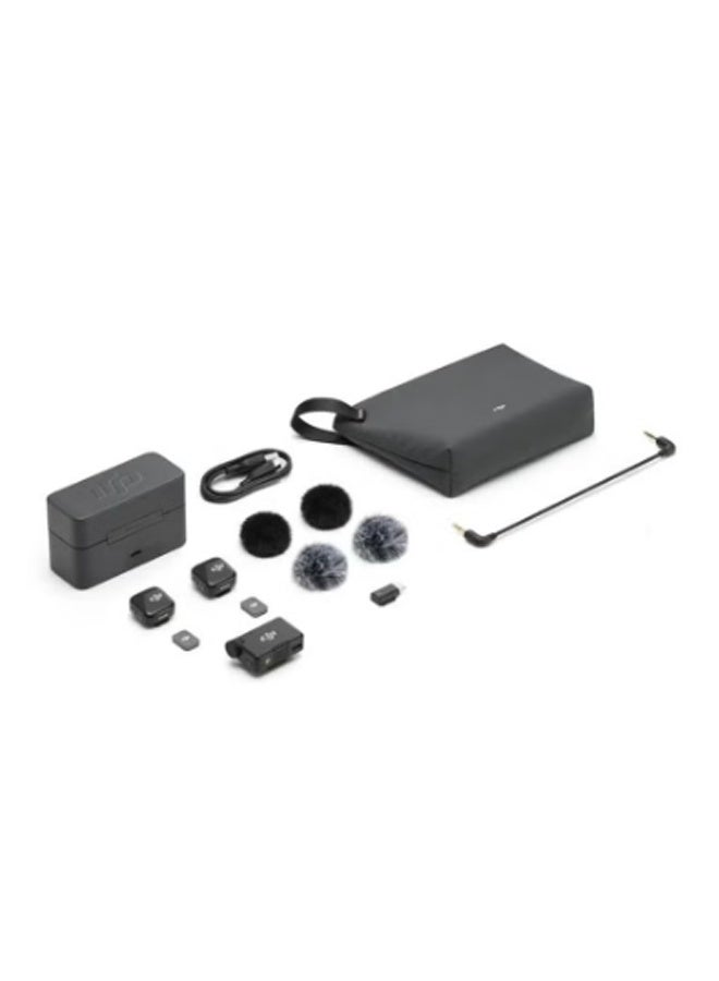 Dji World DJI ميكروفون ميني (2 TX + 1 RX + حالة الشحن) أسود - Image 2